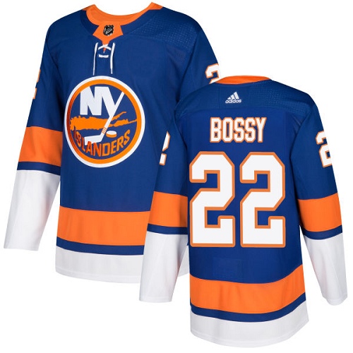 Adidas NEW York Islanders #22 Mike Bossy Royal Blue Home Authentic Stitched Youth NHL Jersey->youth nhl jersey->Youth Jersey